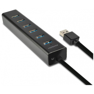 7-portos USB HUB + gyorstöltő Axagon (USB 3.0) #1