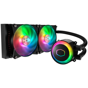 CoolerMaster MasterLiquid ML240R RGB CPU vízhhűtés, univerzális, LED-es #1