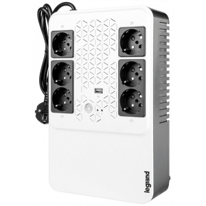 Legrand Keor-M 600VA vonali-interaktív UPS (6x Schuko + 1x USB csatlakozóval) #1