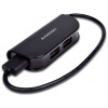 4-portos USB HUB Axagon HUE-X4 (USB 2.0) - fekete #1