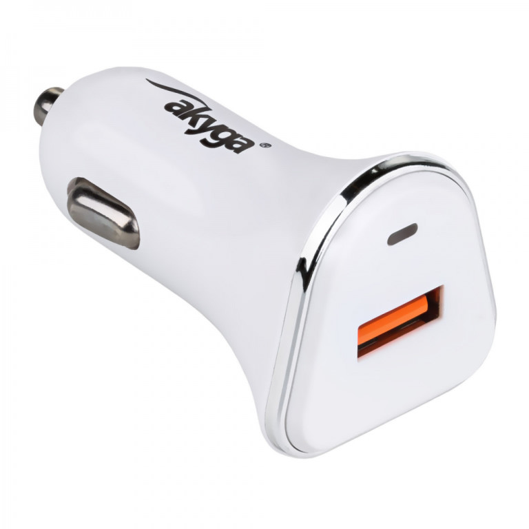USB Car charger (autós töltő adapter) 5V/3A (15W) Quick Charge 3.0 - Akyga #1