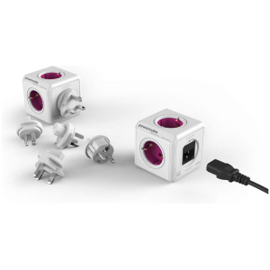 220V-os PowerCube ReWirable (IEC EU) hálózati elosztó (5 aljzat, 1m) #1