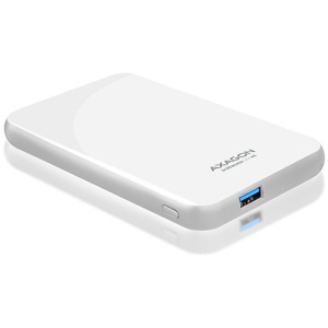 Axagon csavarmentes USB 3.0 periféria ház 2,5" SATA HDD/SSD-hez (fehér) #1
