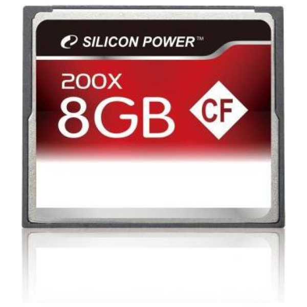 8GB Silicon Power CompactFlash (CF) 200x memóriakártya #1