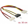 Delock táp konverter 4-pin Molex > 4x 2-pin (ventilátor) #1