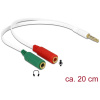 Delock Jack combo átalakító (1x 3.5 Jack combo > 2x 3.5 Jack audio) - iPhone #1