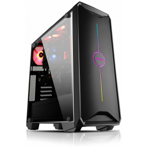 AIO Magnum Window RGB ház plexi oldallappal (fekete) #1