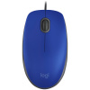 Logitech M110 Silent Mouse - kék (USB) #1