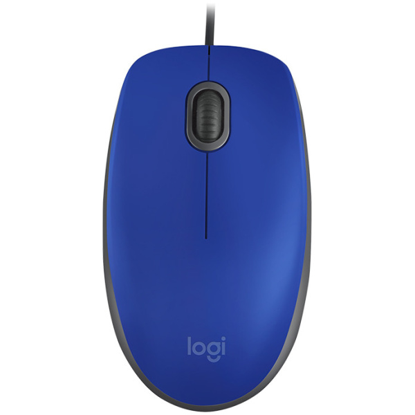 Logitech M110 Silent Mouse - kék (USB) #1