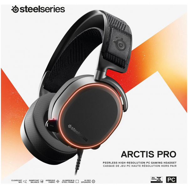 Steelseries Arctis Pro Gaming headset - Black - fekete #6