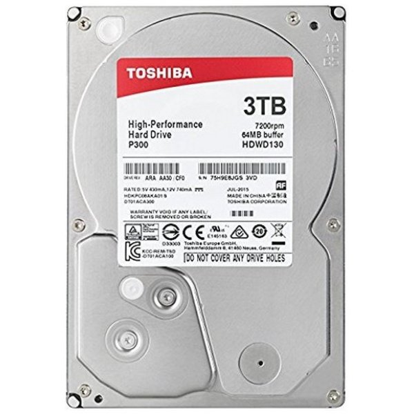 3TB Toshiba SATA3 HDD 64MB - P300 #1