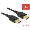 DisplayPort (M/M) Premium kábel 2m - Delock (8K 60Hz) #1