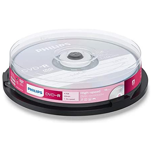 Philips DVD-R 16x, hengeres, 10db/henger #1