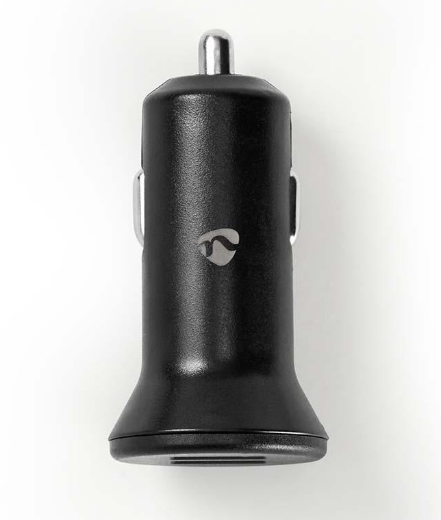 USB Car charger (autós töltő adapter) DC 4,8A (össz) 2 USB csatlakozóval - Nedis #1