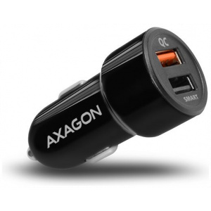USB Car charger (autós gyorstöltő) 1x QC3.0 + 1x 2,4A USB port #1