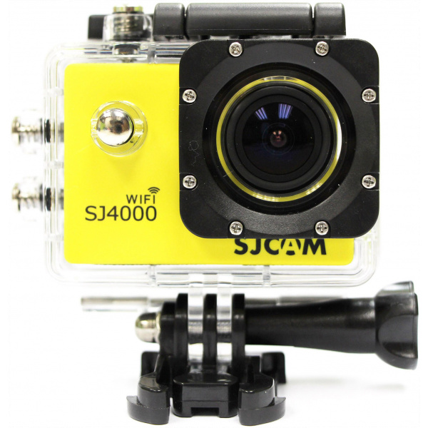 SJCam SJ4000 sportkamera vízálló tokkal (sárga) #1