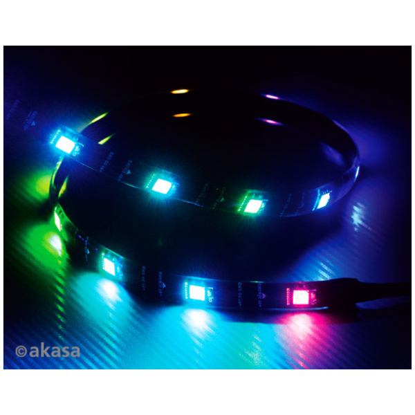Akasa Vegas MBA PC házba szerelhető LED szalag 60cm (címezhető RGB) #1