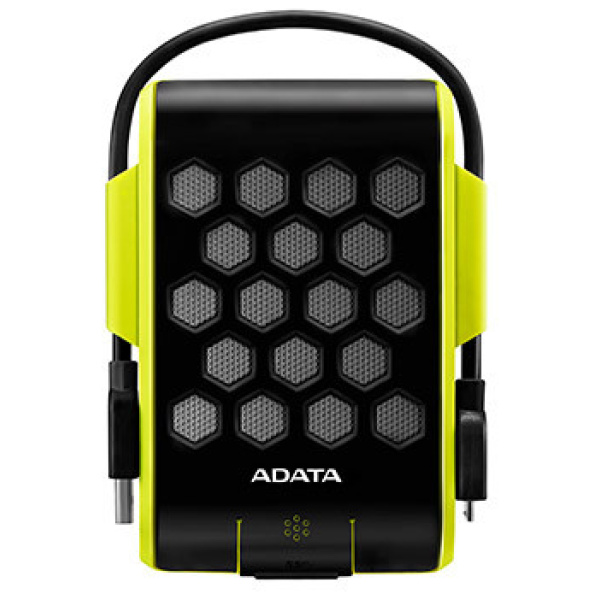 1TB ADATA HD720 USB-s HDD USB3.1 (ütés-, por-, és vízálló) fekete/zöld #1