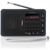 Nedis FM zsebrádió USB/micro SD kártyanyílással, akkumulátorral (fekete) #2