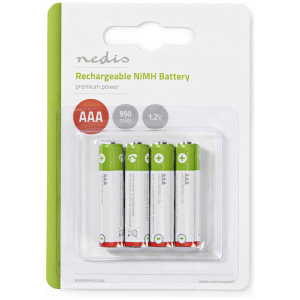 Nedis NiMH akku AAA (mikro ceruza) 950 mAh (4db) #1