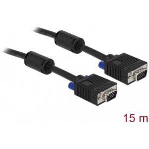 VGA (DSUB) switch kábel (M/M) 15m (árnyékolt) Delock #1