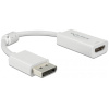Delock DisplayPort > HDMI 4K 60Hz aktív átalakító, HDR funkcióval, 10cm kábellel #1