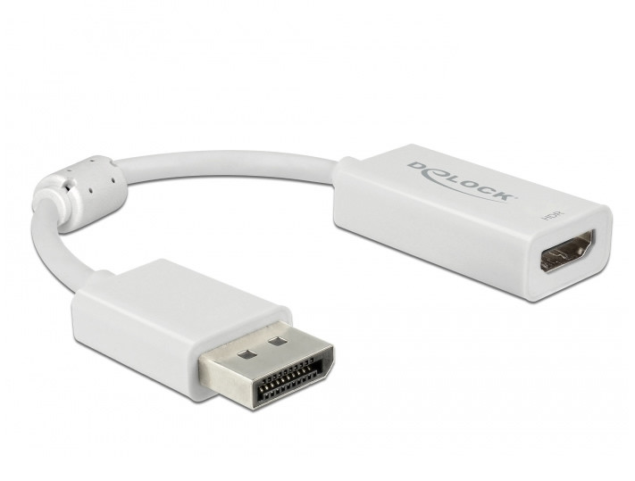 Delock DisplayPort > HDMI 4K 60Hz aktív átalakító, HDR funkcióval, 10cm kábellel #1
