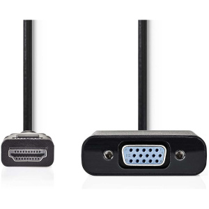 Nedis HDMI > VGA (15-DSUB) adapter kábellel, audioval (passzív) #1