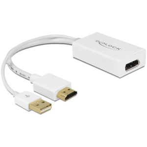 Delock HDMI > DisplayPort 1.2 4K 30Hz átalakító, 24cm kábellel #1