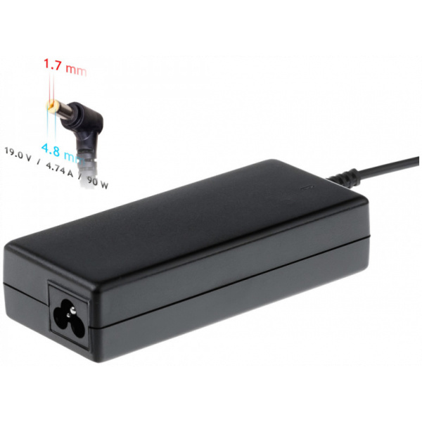 AC adapter HP (Compaq), LG notebookhoz 19V 4,74A (90W) - 4,8x1,7 mm #1