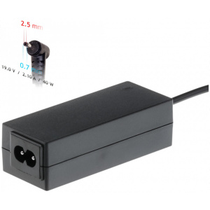 AC adapter Asus notebookhoz 19V 2,1A (40W) - 2,5x0,7 mm #1