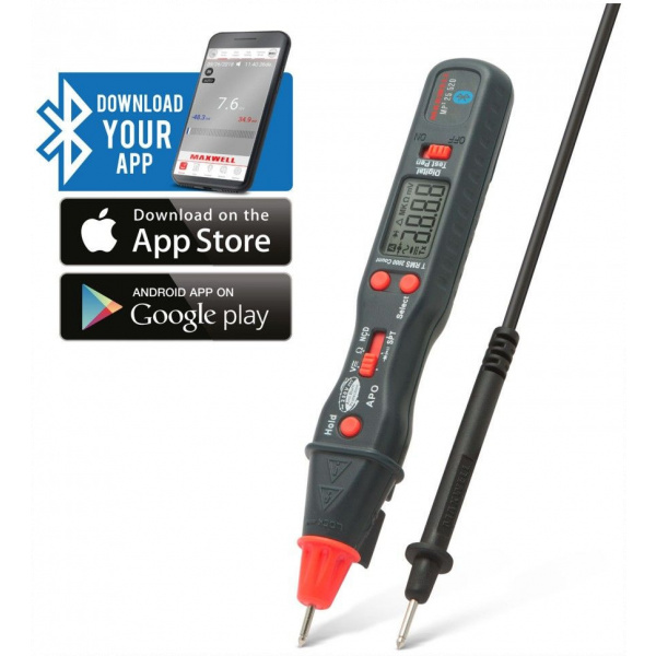 Maxwell Smart digitális multiméter toll Bluetooth-al (25520) #1
