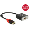 Delock DisplayPort > HDMI 4K 60Hz aktív átalakító, 20cm kábellel #1