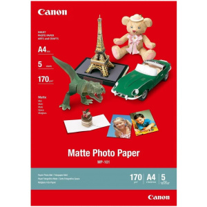 Canon Matte Photo Paper MP-101 fotópapír A4 5 lap, matt (170g) #1