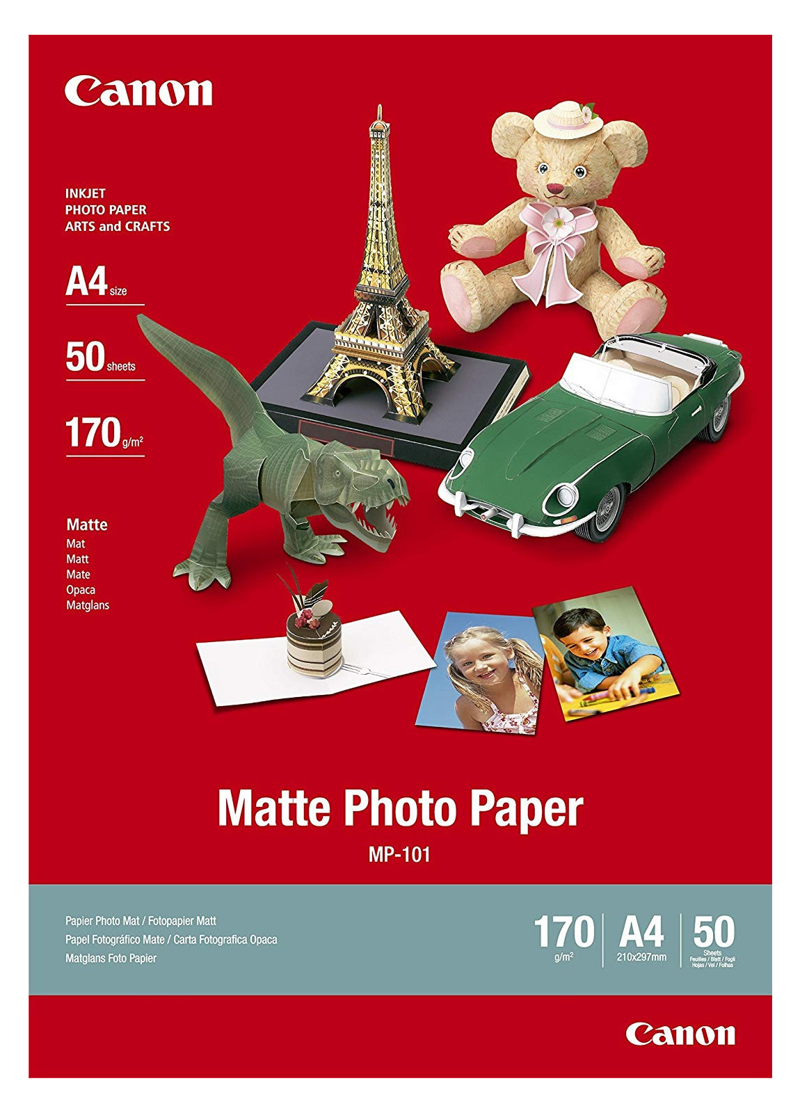 Canon Matte Photo Paper MP-101 fotópapír A4 50 lap, matt (170g) #1