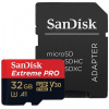 32GB Sandisk Extreme PRO microSD kártya + SD adapter (Class 10) #1