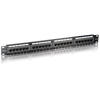 UTP patchpanel Cat5e 24-port 19" 1U Equip (nem árnyékolt) #1