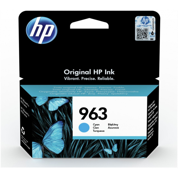 HP 3JA23AE patron (963) ciánkék #1