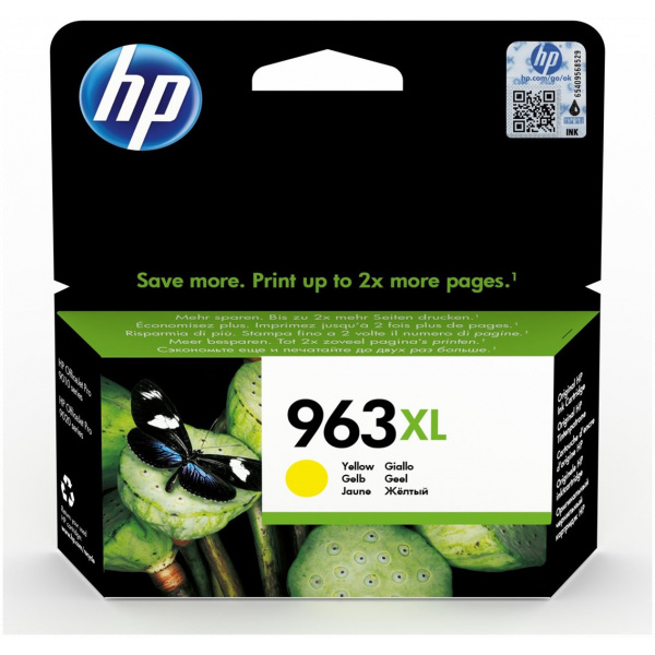 HP 3JA29AE patron (963XL) sárga #1