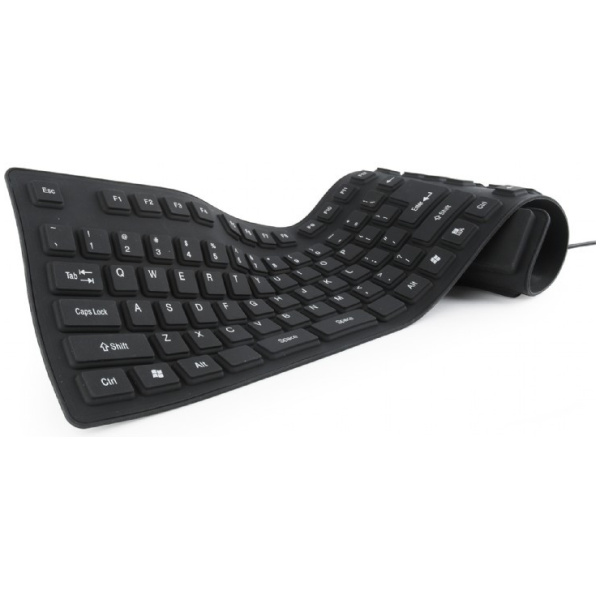Gembird flexibilis szilikon billentyű (USB + OTG csatlakozás) - angol #1