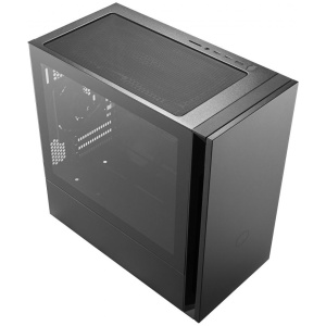 CoolerMaster Silencio S400 ház üveg oldalablakkal (fekete) #1
