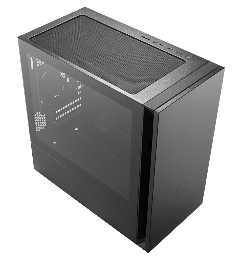 CoolerMaster Silencio S400 ház üveg oldalablakkal (fekete) #1