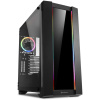 Sharkoon Elite Shark CA200G üvegablakos ház (fekete) - RGB vezérlővel #1