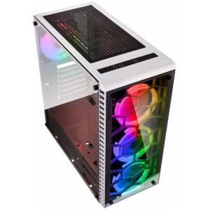 Kolink Observatory RGB ház (fehér) edzett üveg oldallappal #1