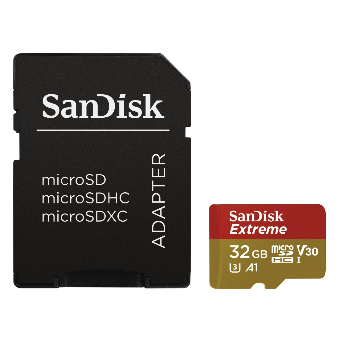 32GB Sandisk Extreme microSD kártya + SD adapter (Class 10) #1