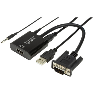 Logilink VGA (15-DSUB) > HDMI adapter audioval (passzív) #1