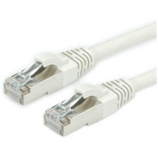 Roline STP / FTP patchkábel Cat7 0,5m (szürke) #1