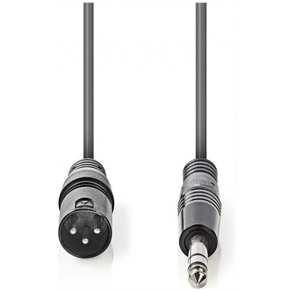 Nedis XLR (apa) - 6,3mm Jack összekötő kábel 3m #1