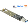 Delock Külső ház PCIe NVMe M.2 SSD > USB 3.1 Type-A #1
