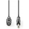 Nedis XLR (anya) - 6,3mm Jack összekötő kábel 5m #1